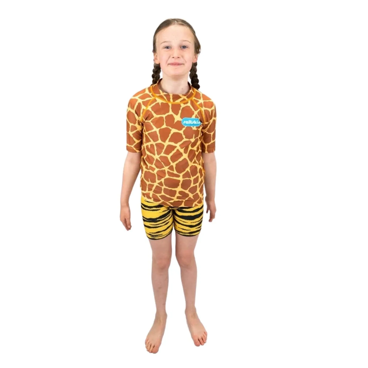 Saltskin Youth Kids UV Rash Vest - Giraffe