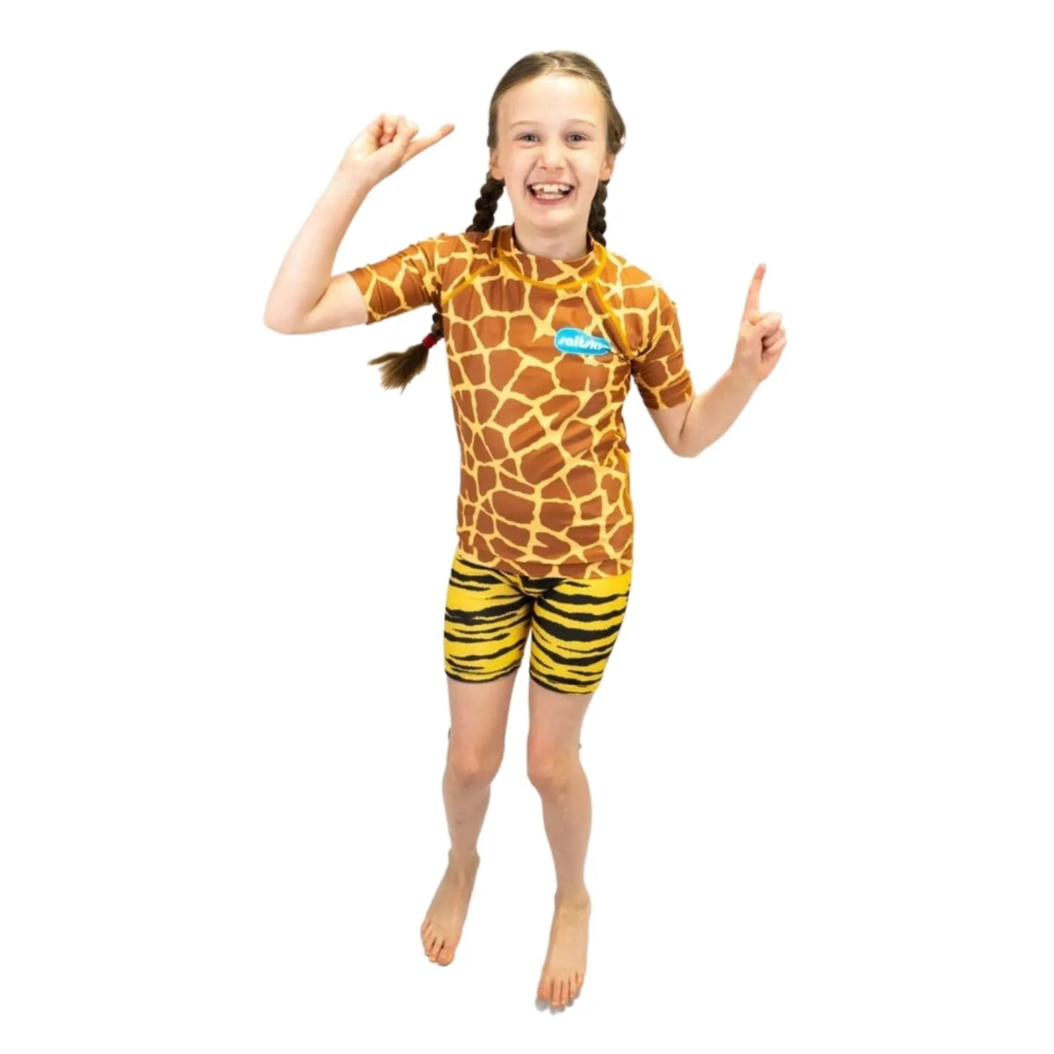 Saltskin Youth Kids UV Rash Vest - Giraffe