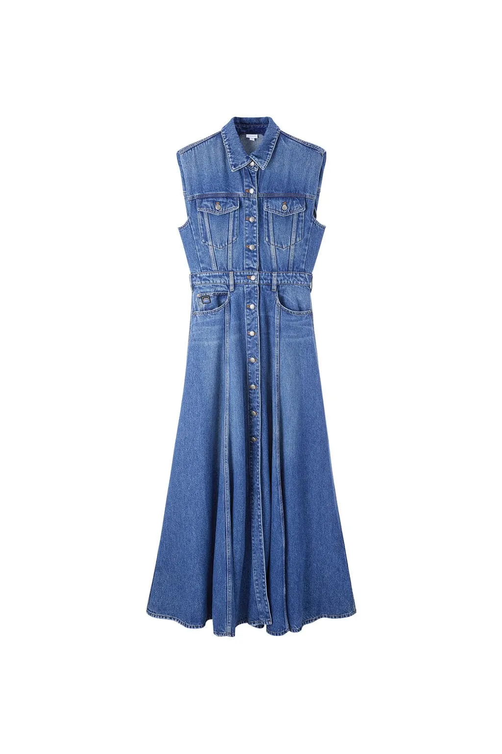 Sleeveless Tencel Denim Dress