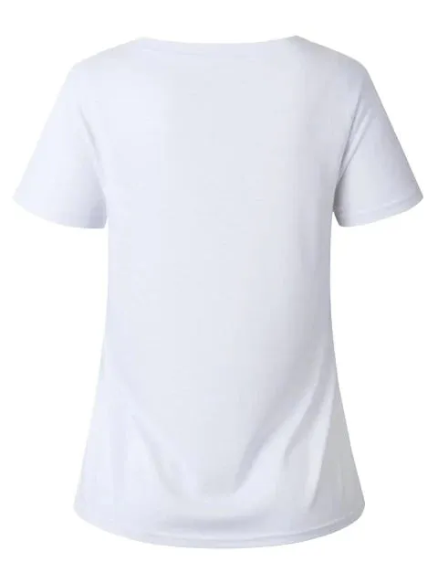 Stylish Sleeve Solid Casual Twisted Tee