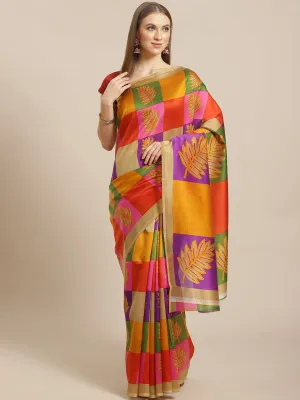 SVB SAREE Multicolour Mysore Silk Saree