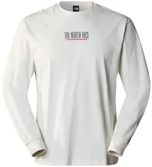 The North Face Mens TNF Est 1966 Long Sleeve T Shirt White Dune