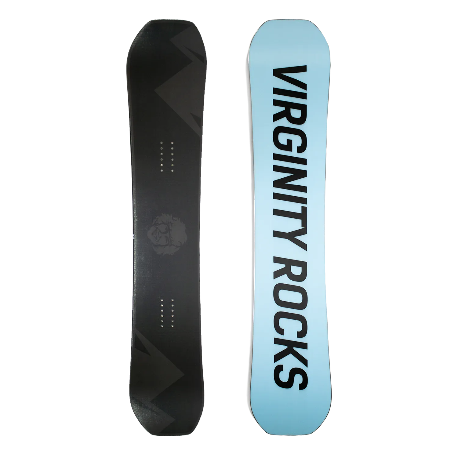 Virginity Rocks Light Blue Snowboard