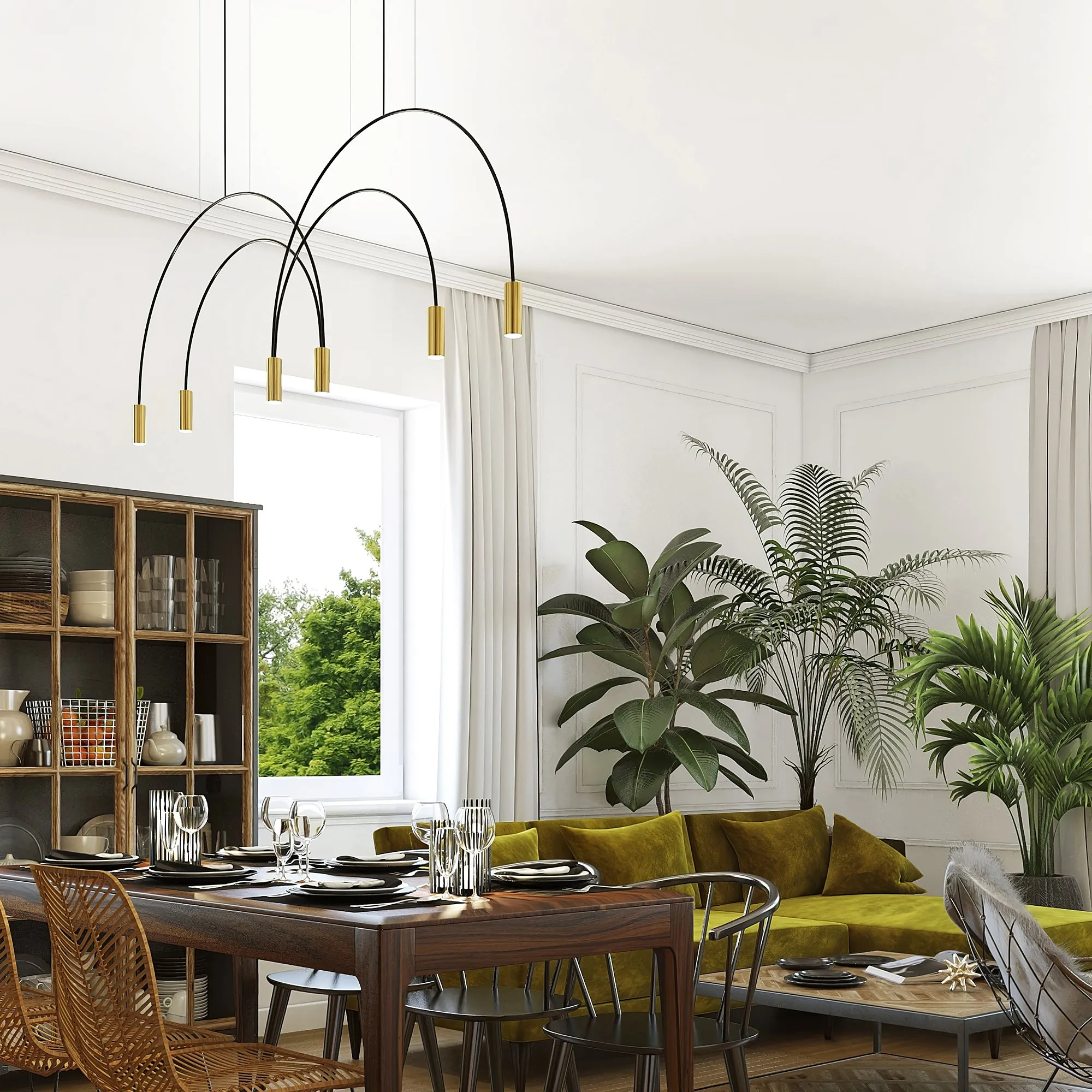 Volta L92.2T Linear Pendant Light